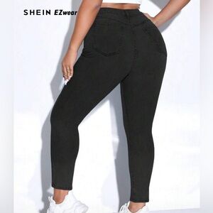 SHEIN EZwear Black Skinny Jeans